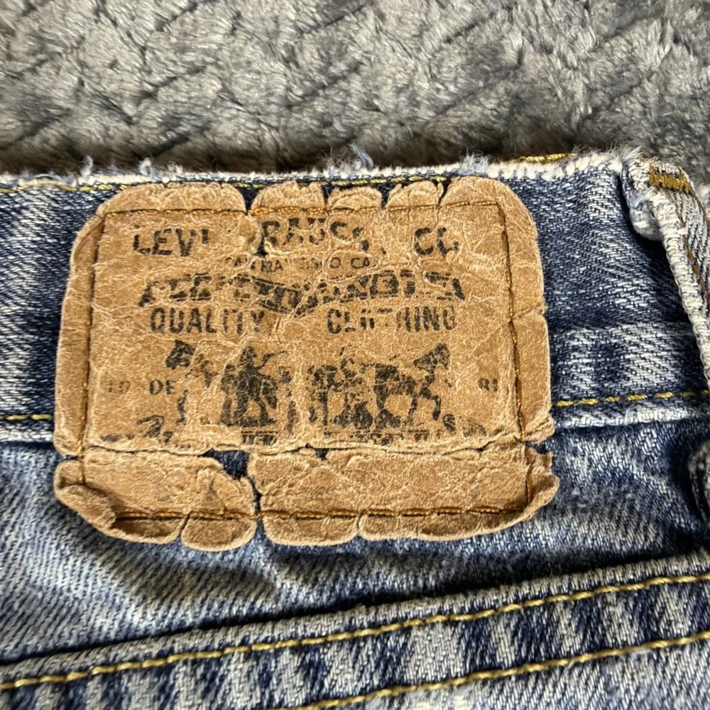 Levis 514 Jeans Mens 29x29 Medium Dark‎ Wash Cotton Slim Straight Denim Workwear